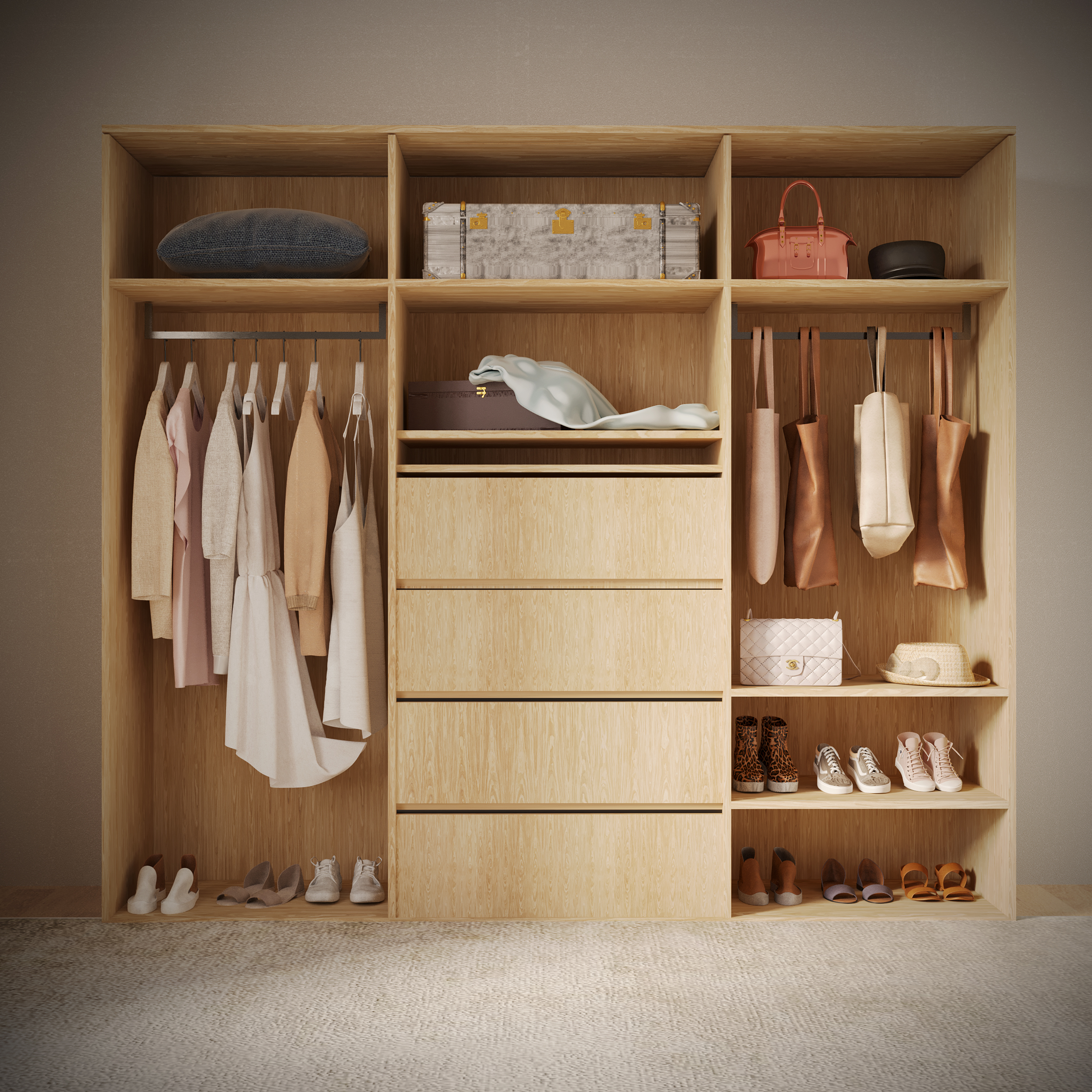 Oak Closet