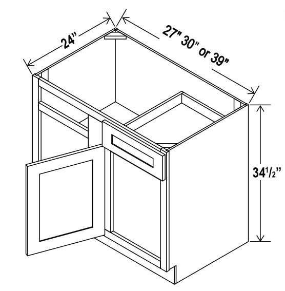Blind Corner Base Cabinets