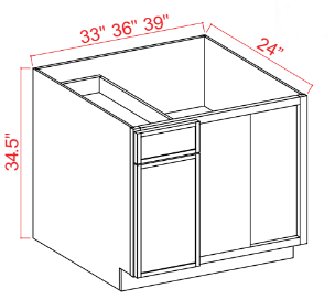 Blind Corner Base Cabinets